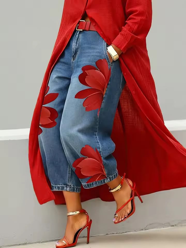 Jeans fiore