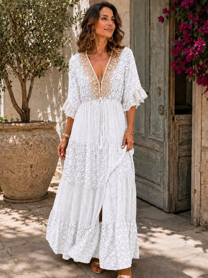 Abito couture Merletto Italiano