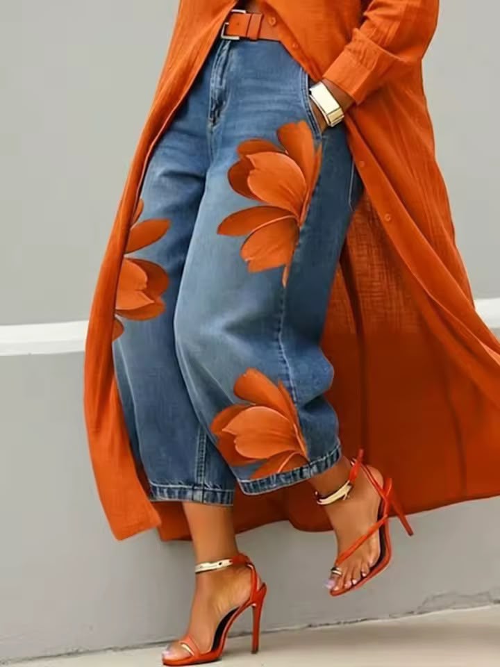 Jeans fiore
