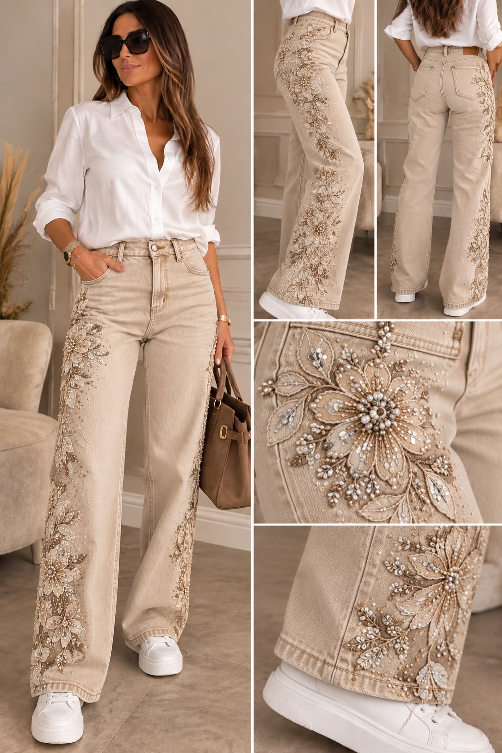 Pantalone Denim Perla
